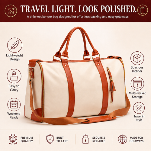 Large Capacity Foldable Travel Duffle Bag