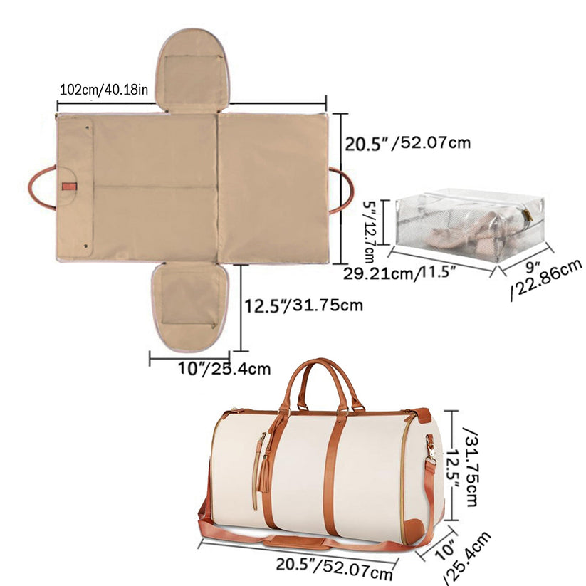 Large Capacity Foldable Travel Duffle Bag